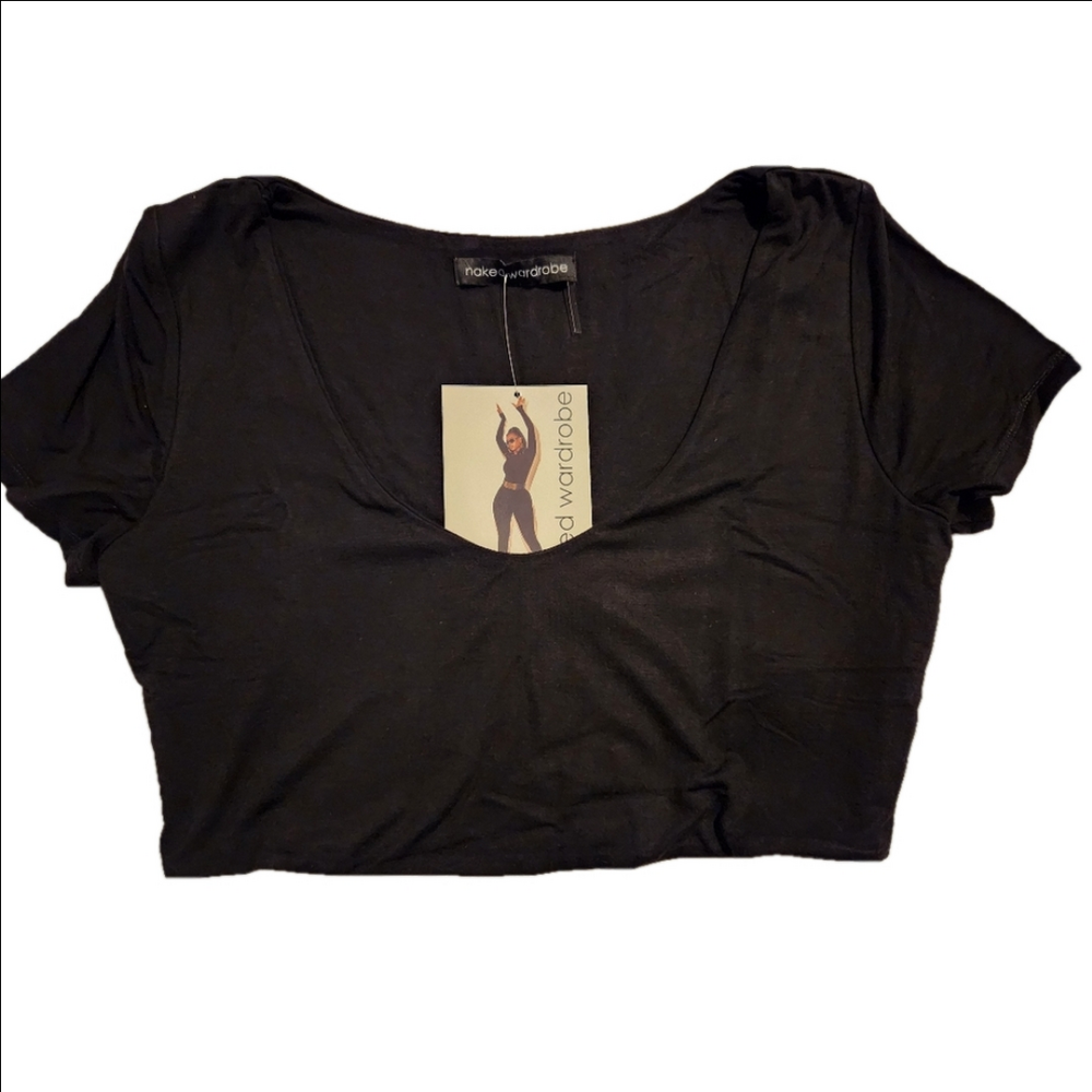 Naked Wardrobe Black Women's Top